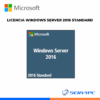 LICENCIA WINDOWS SERVER STANDAR 2016 64BITS 1PK OEM DVD 16 CORE