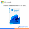LICENCIA MICROSOFT WINDOWS 11 PROFESSIONAL RETAIL 32/64 BIT
