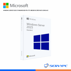 WINDOWS SERVER 2025 STANDARD OEM PN: P73-08538 16 CORE MULTILENGUAJE