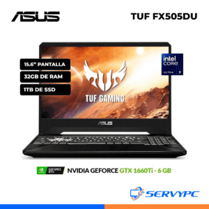 ASUS TUF FX505DU Ryzen R7 / 16GB / 1TB+256GB SSD / GTX 1660Ti / 15.6" FHD