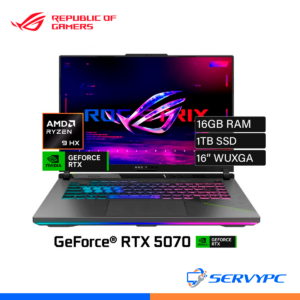 Laptop Asus ROG Strix G16 G614PP-WH94 Ryzen 9 / 16GB / 1TB SSD / RTX 5070 / 16" WUXGA 165Hz