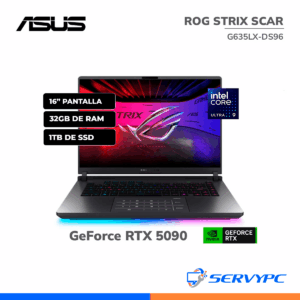Rog Strix SCAR G635LX Ultra 9 / 32GB / 1TB SSD / RTX 5090 / 16" 240Hz
