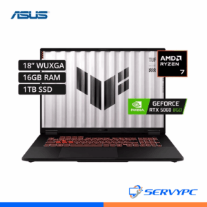 LAPTOP GAMER ASUS FA808UM-IS74 RYZEN 7  32GB 1TB SSD T VIDEO RTX 5060 8GB 18″ WUXGA WINDOWS 11